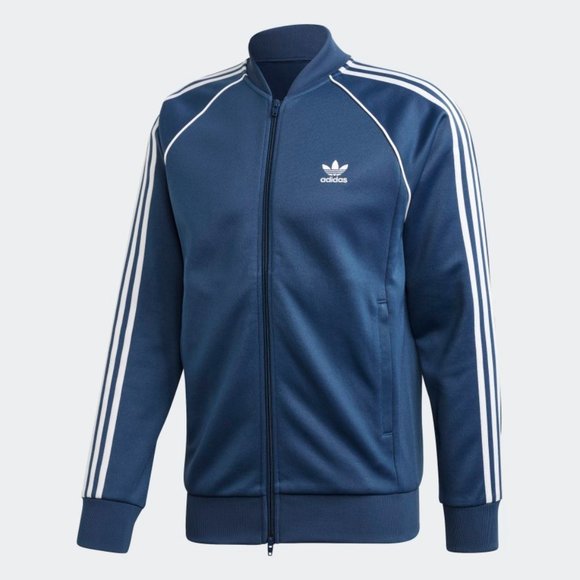 Adidas Originals Men's Night Marine ICONIC Superstar Track Jacket Small FM3804 - Picture 1 of 5